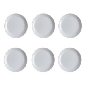 Plato Postre De Vidrio Templado Luminarc Diwali 19 Cm X6