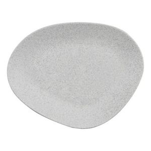 Set 6 Plato Playo 30 Cm Porcelana Kutahya Irregular Gris