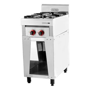 Anafe Industrial 2 Hornallas 42 Cm Sol Real 730 Acero Inox