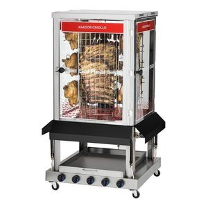 Super Asador Criollo 24 Pollos 4 Puertas Sol Real Gev