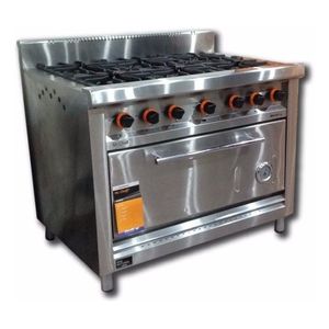Cocina Industrial Morelli Basic Cheff 1100 6 Hornallas Horno