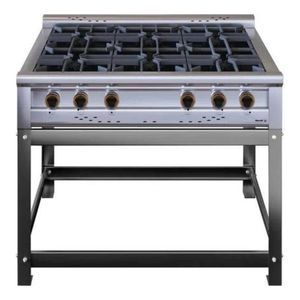 Anafe A Gas Morelli 101167 Basic Cheff Acero Inoxidable 6 H