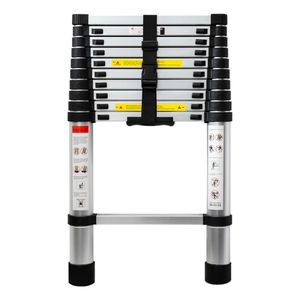 ESCALERA TELESCOPICA ACERO 11 ESCALONES KLD KLD1930